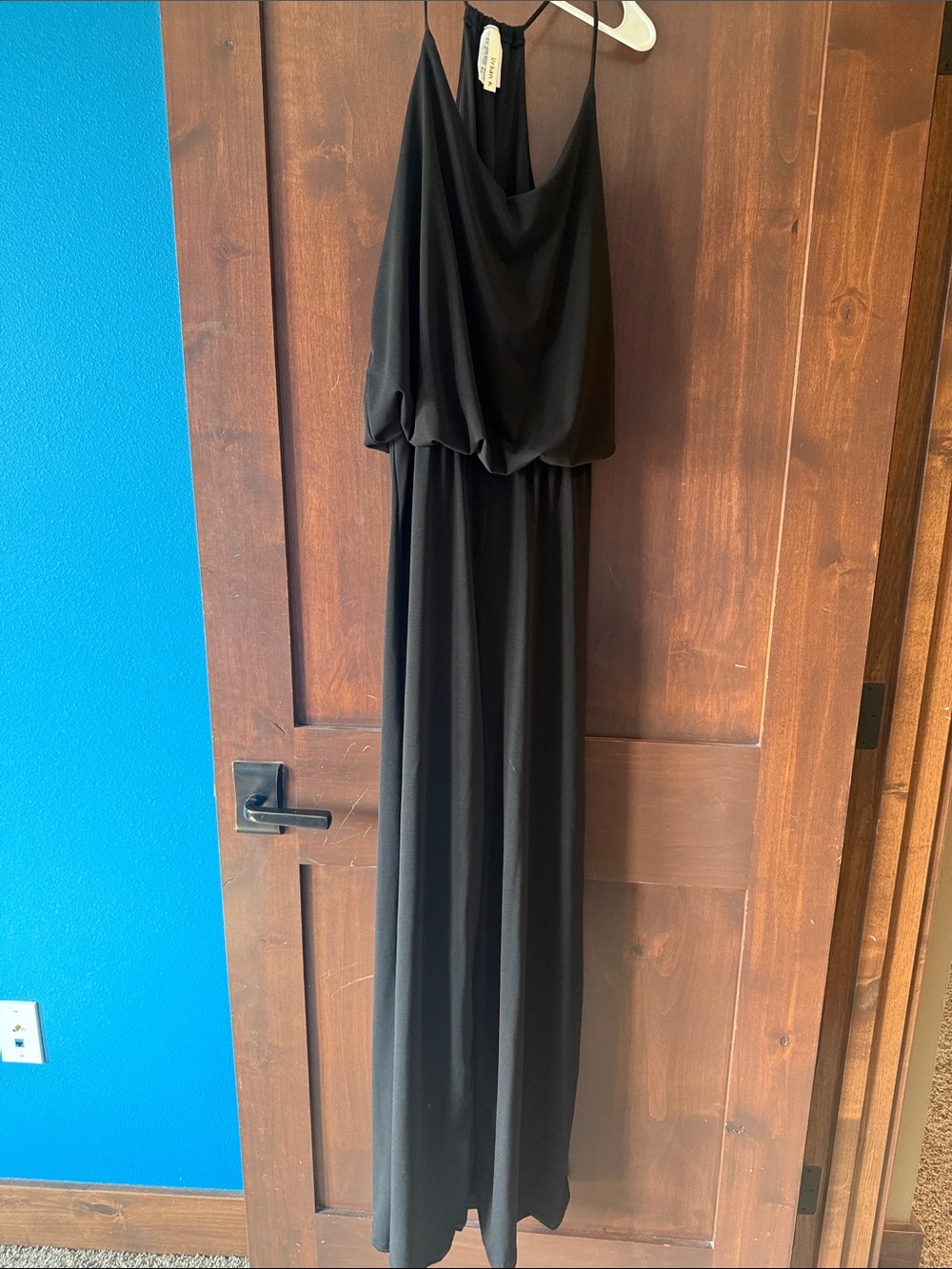 Black pants suit